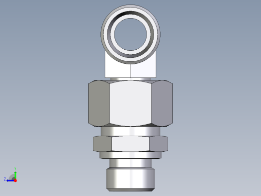 卡套式工业通用硬管接头EO_Assembled_adjustable_standpipe_branch_tee_EVT15LMOMD71右视缩略图