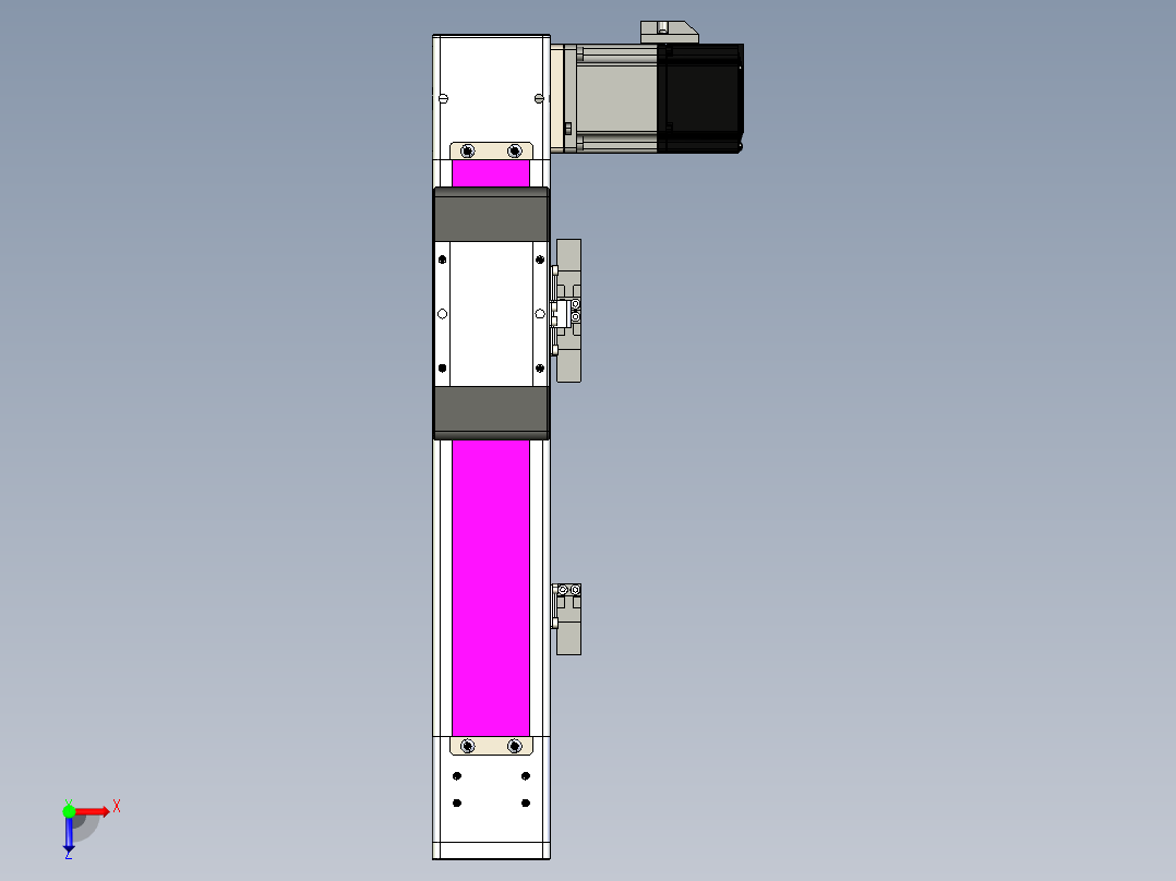 同步带滑台-欧规BC6-L120-S150-R-P40-D3俯视图