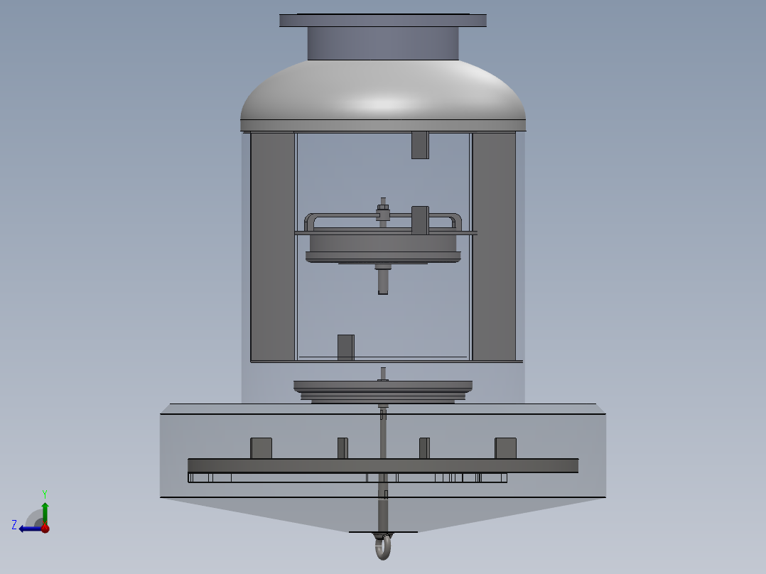 DN300呼吸阀右视图