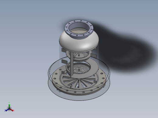 DN300呼吸阀正等轴测缩略图
