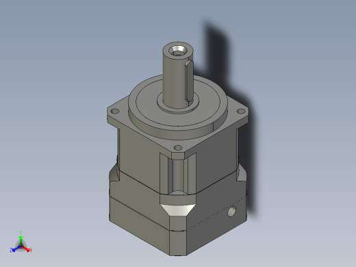 斜齿PGH142-L1 24-110-145-M8 LR70.5.STEP正等轴测缩略图
