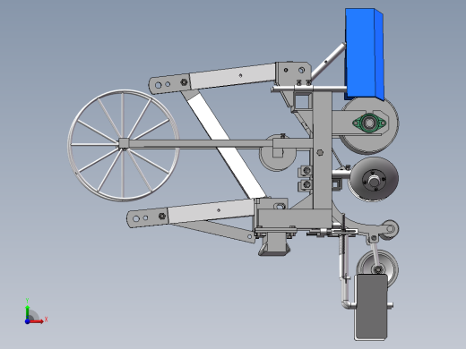 覆膜机模型前视缩略图