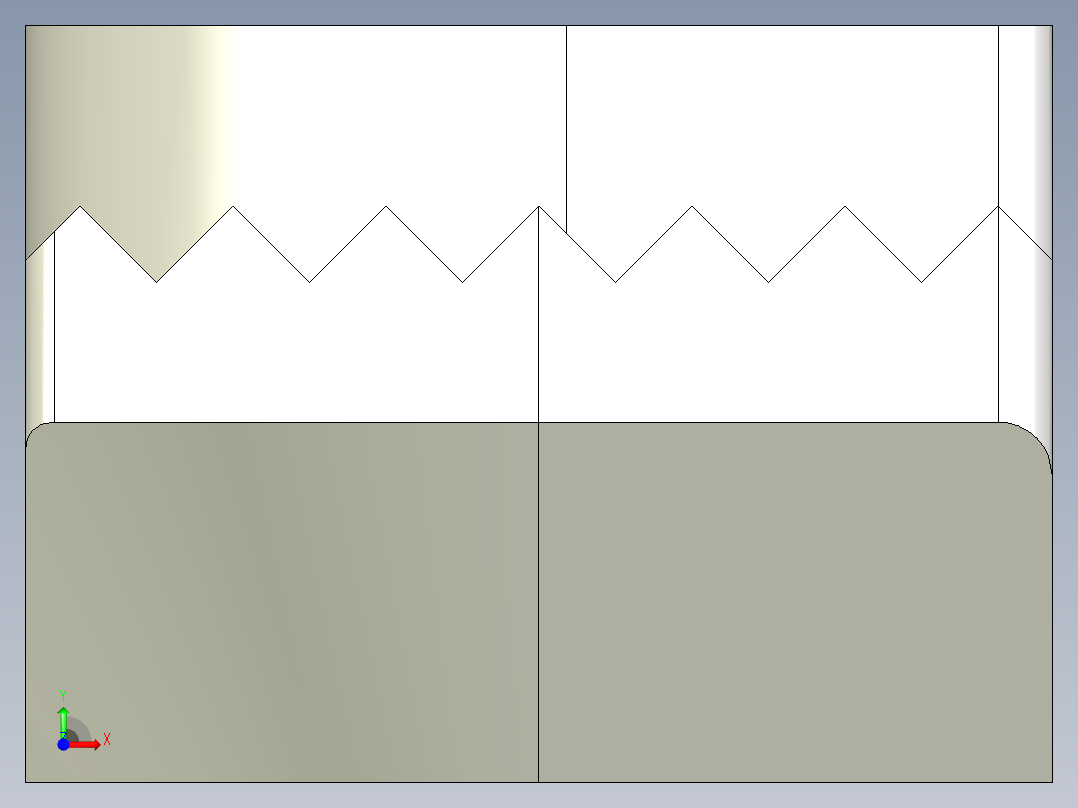 型材-BR 6 SLOT M4 T-NUT KJN523135前视图