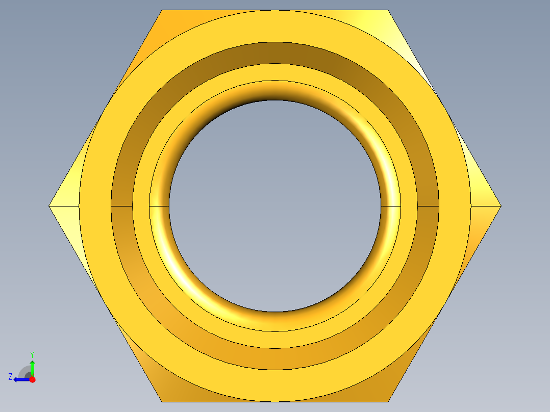 扩口式工业通用硬管接头Long Forged Nut 14FL-8右视图