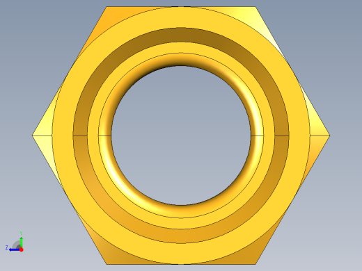 扩口式工业通用硬管接头Long Forged Nut 14FL-8右视缩略图