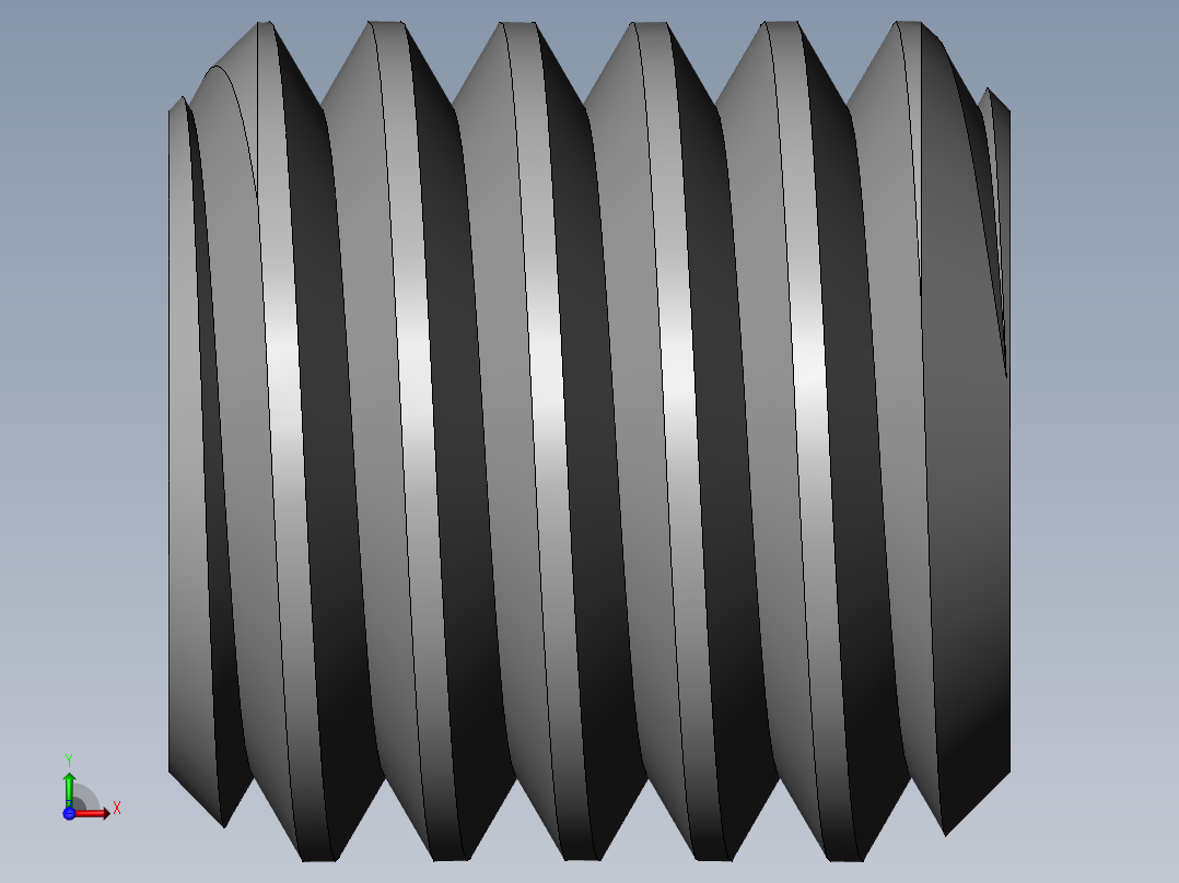 DIN 913-ISO 4026 固定螺钉-M8 L=8.SLDPRT前视图