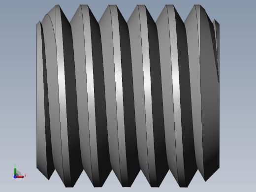 DIN 913-ISO 4026 固定螺钉-M8 L=8.SLDPRT前视缩略图