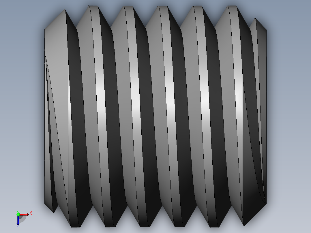 DIN 913-ISO 4026 固定螺钉-M8 L=8.SLDPRT俯视图