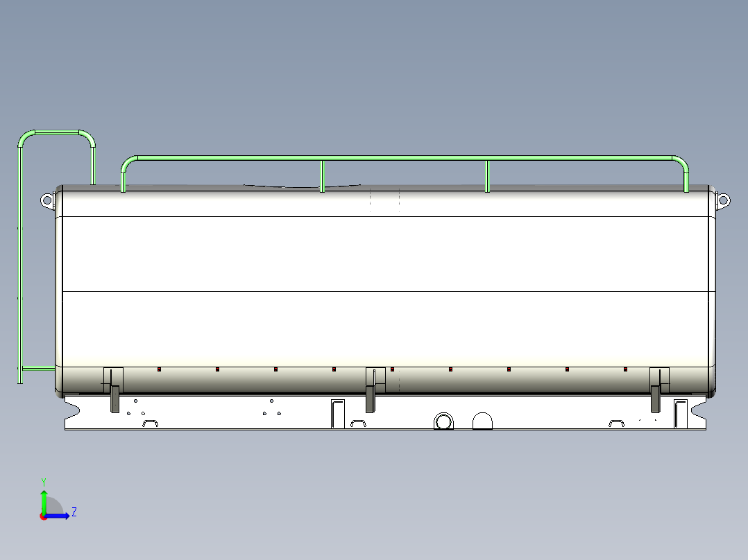 10吨洒水车罐===1151545==100左视图
