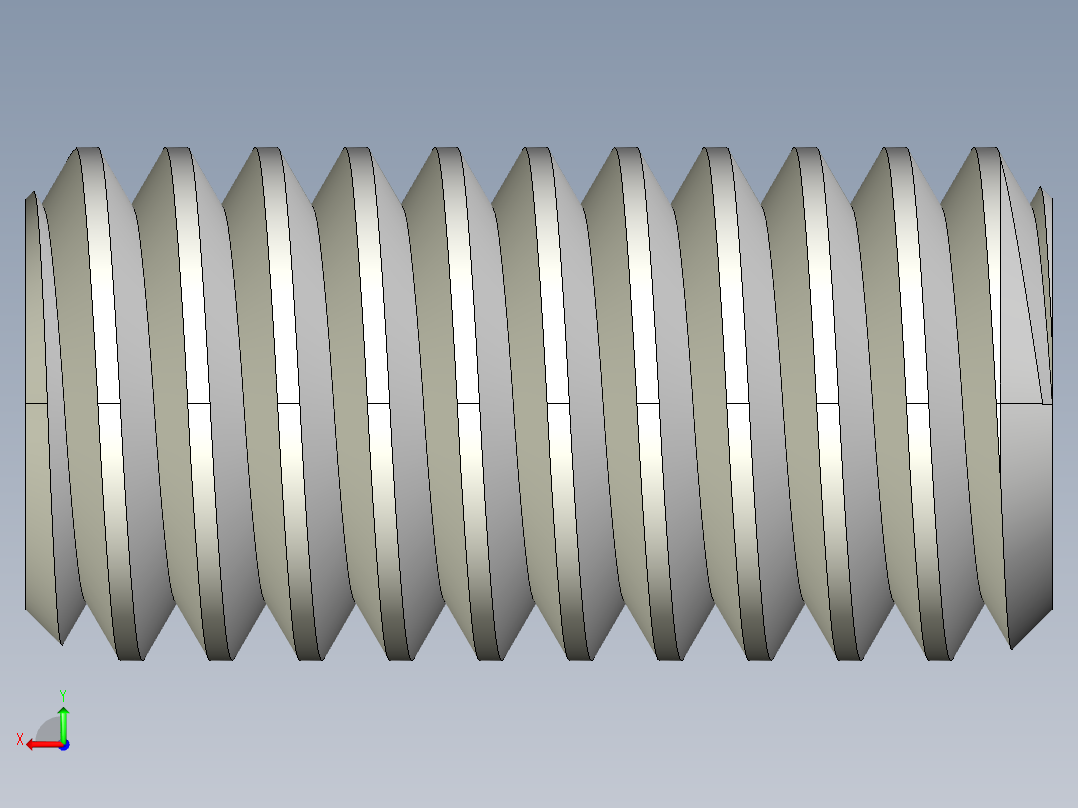 DIN 913-ISO 4026 固定螺钉-M4 L=8.STEP后视图