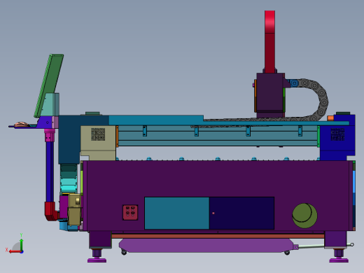 金属激光切割机后视缩略图