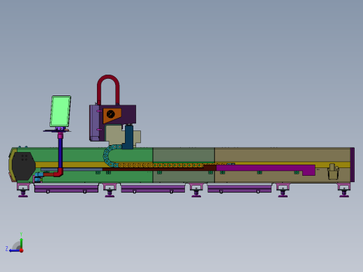金属激光切割机右视缩略图