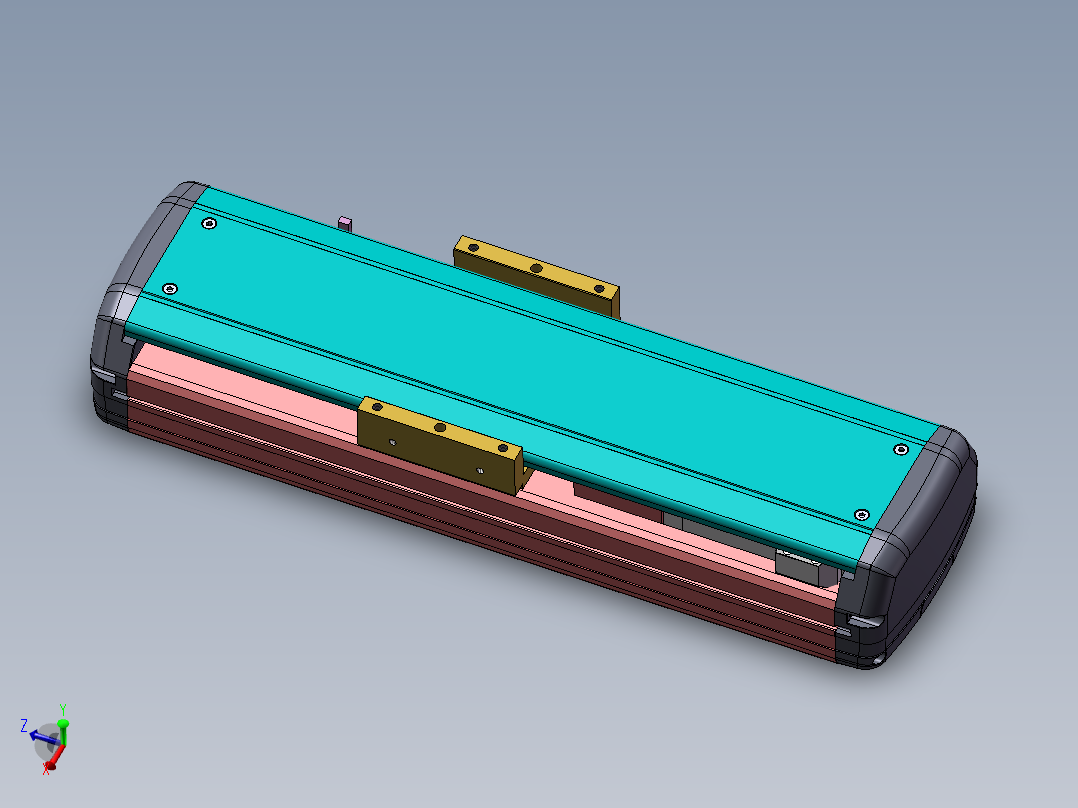 MTH丝杆半封闭模组MTH13-M-60主视图