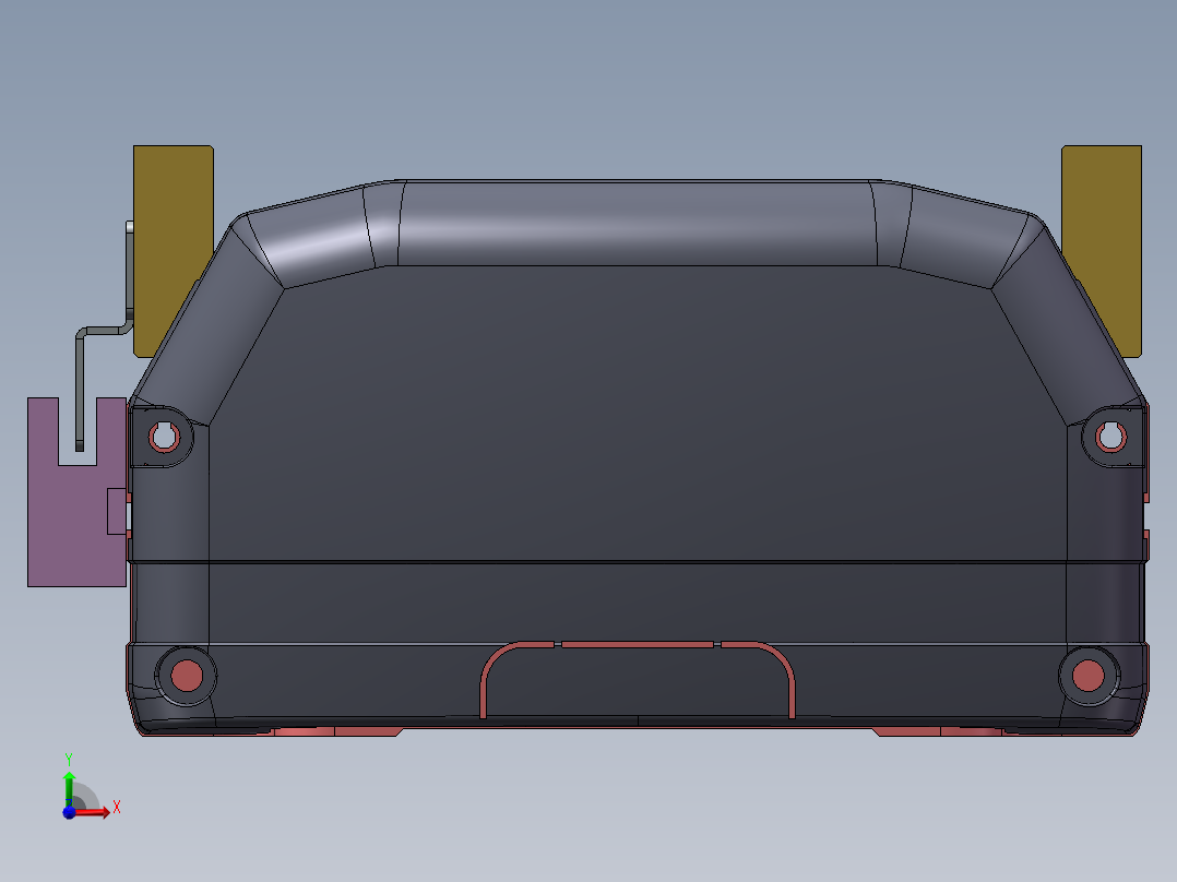 MTH丝杆半封闭模组MTH13-M-60前视图