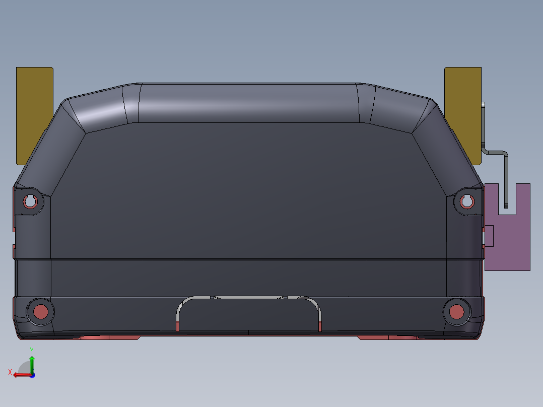MTH丝杆半封闭模组MTH13-M-60后视图