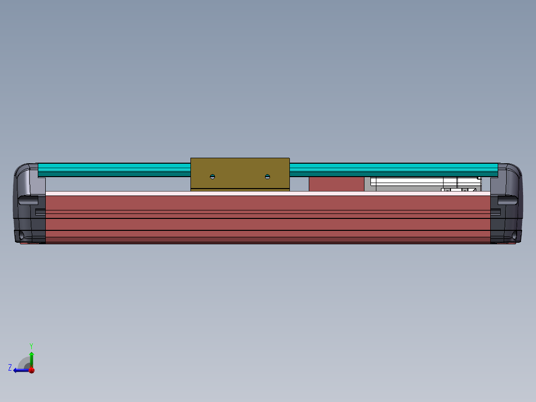 MTH丝杆半封闭模组MTH13-M-60右视图