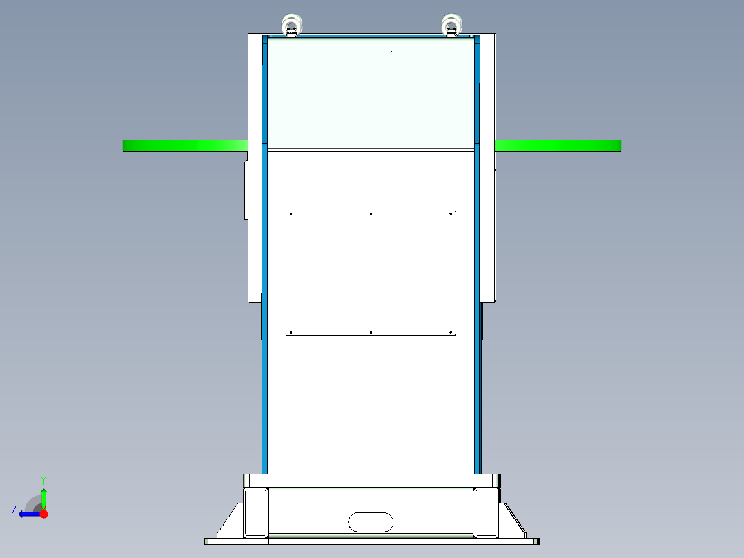 H型焊接变位机右视图