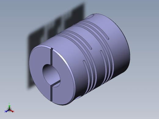 联轴器SRB-26C-6、35-10正等轴测缩略图