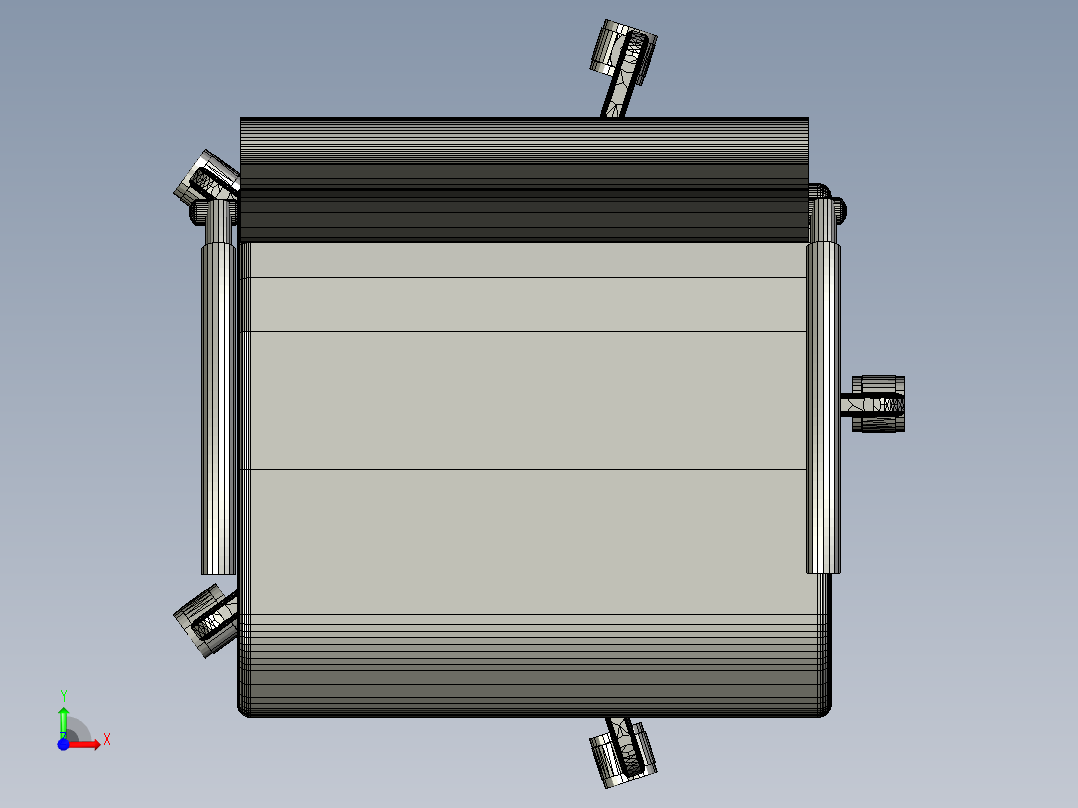 办公扶手椅2前视图
