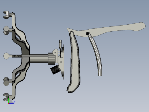 办公扶手椅2左视缩略图