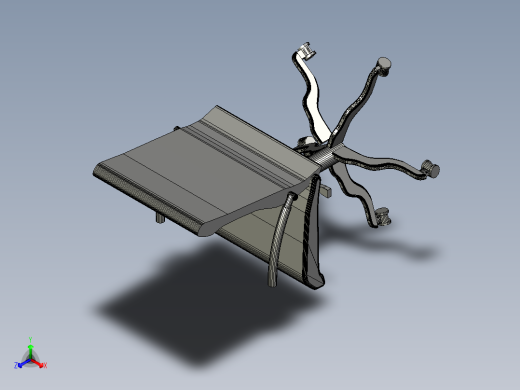 办公扶手椅2正等轴测缩略图