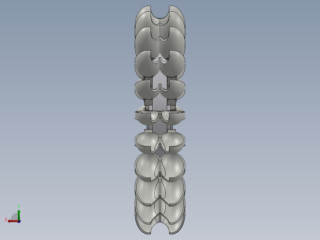 冲击式水轮机4后视图