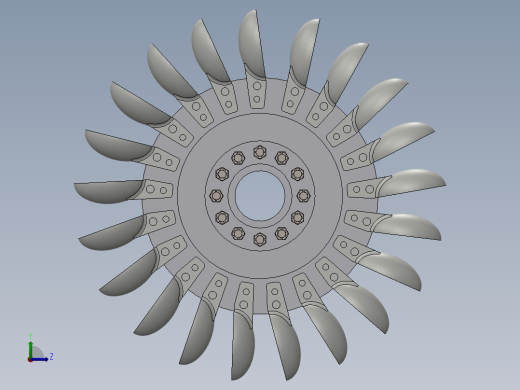 冲击式水轮机4左视缩略图