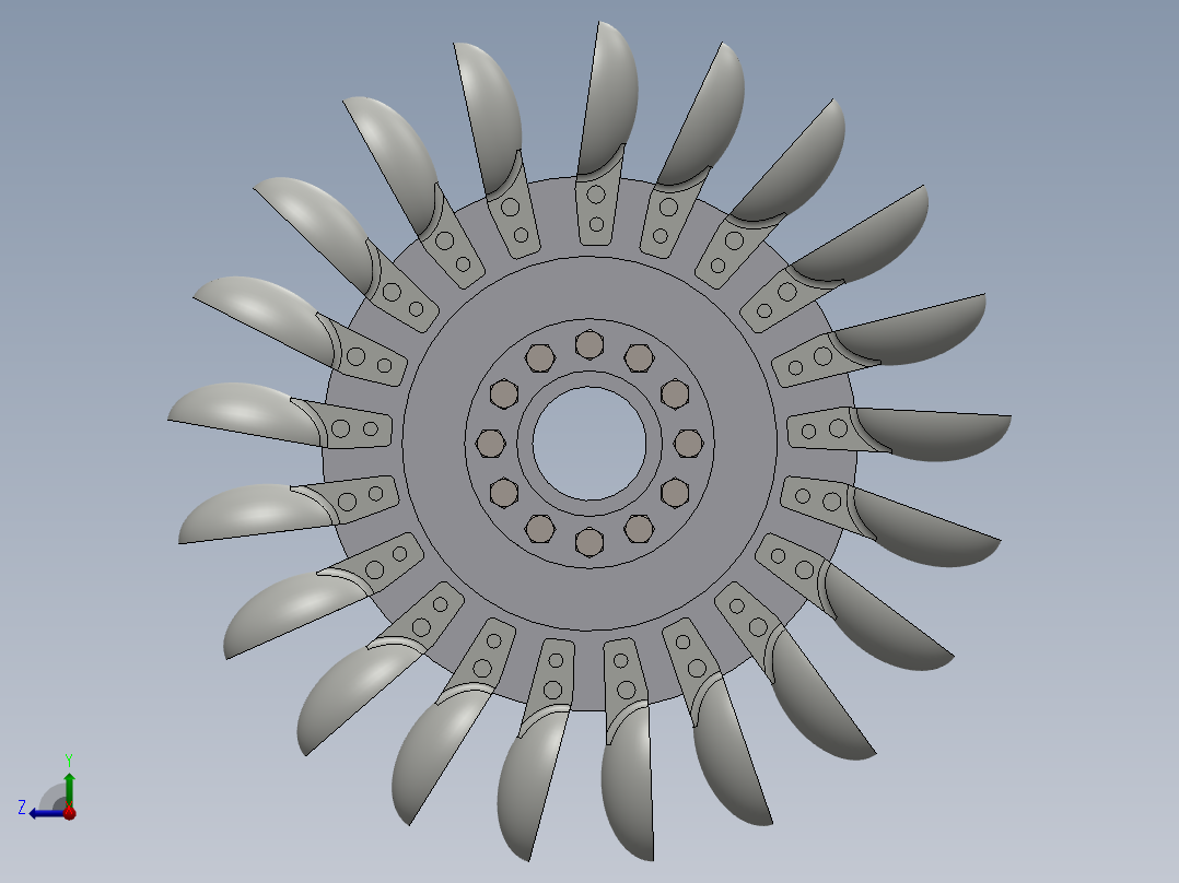 冲击式水轮机4右视图