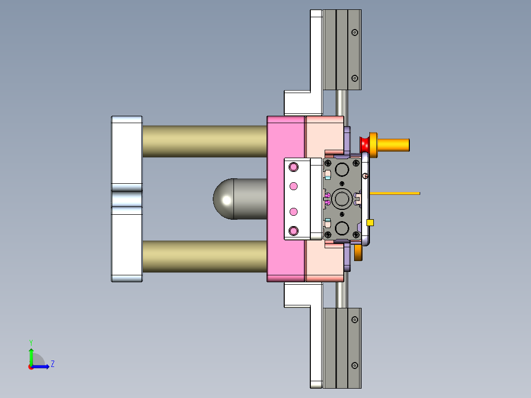 R4-CNC7笔记本CNC工装夹具三维模型150906左视图