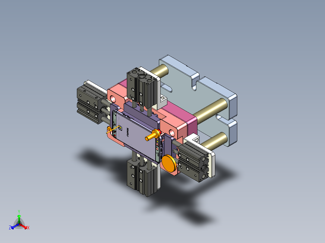 R4-CNC7笔记本CNC工装夹具三维模型150906正等轴测图