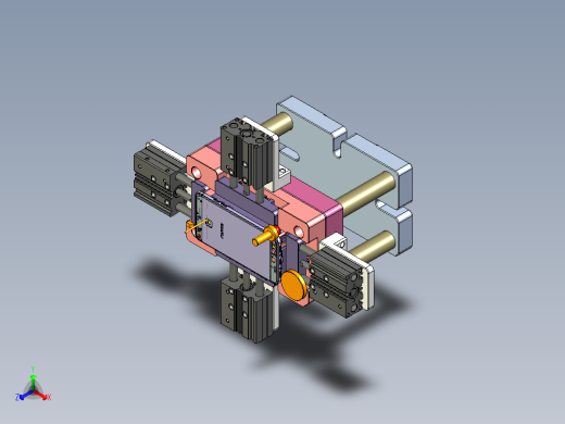 R4-CNC7笔记本CNC工装夹具三维模型150906正等轴测缩略图