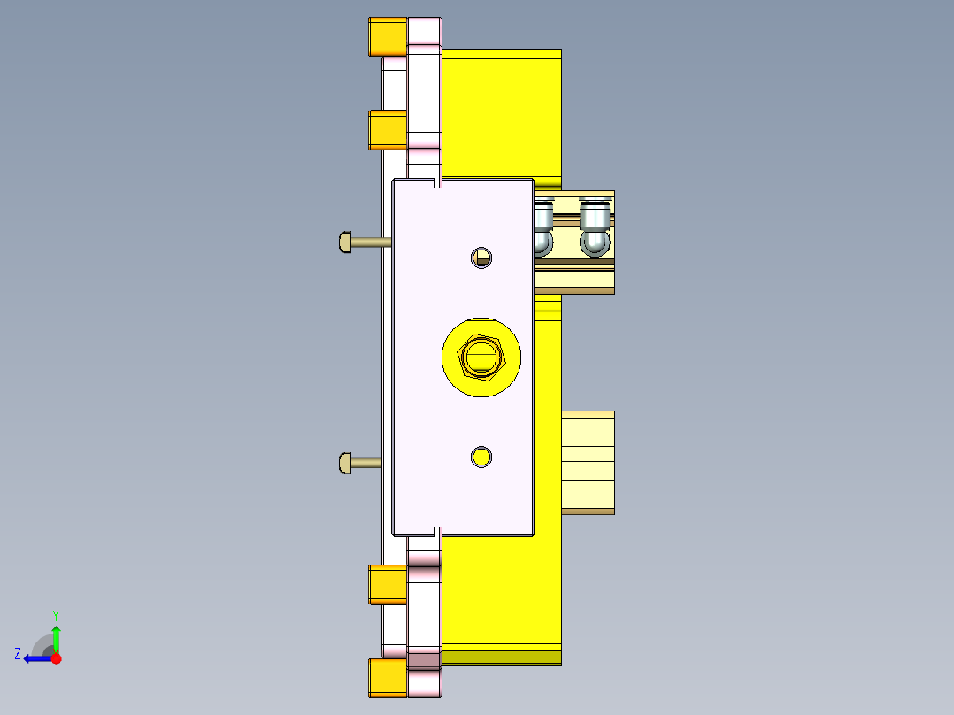 T305-CNC5笔记本CNC工装夹具三维模型-0507右视图
