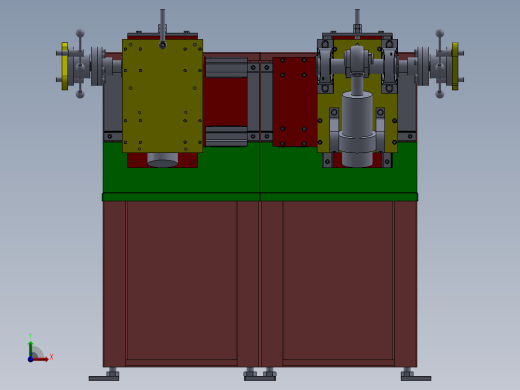 对称轴套压紧装备sw17前视缩略图