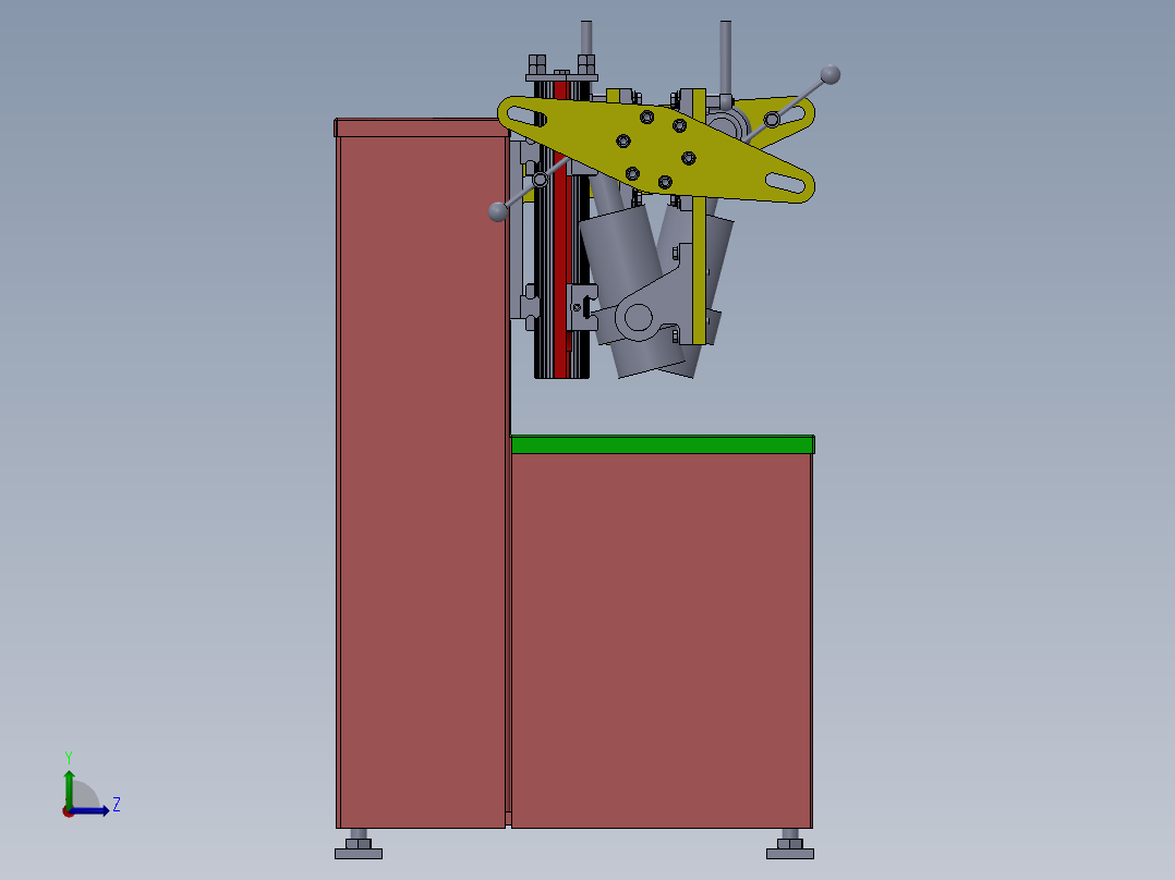 对称轴套压紧装备sw17左视图