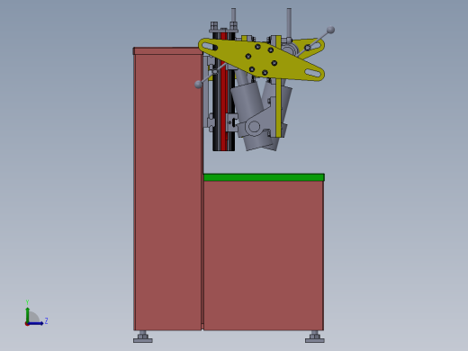 对称轴套压紧装备sw17左视缩略图