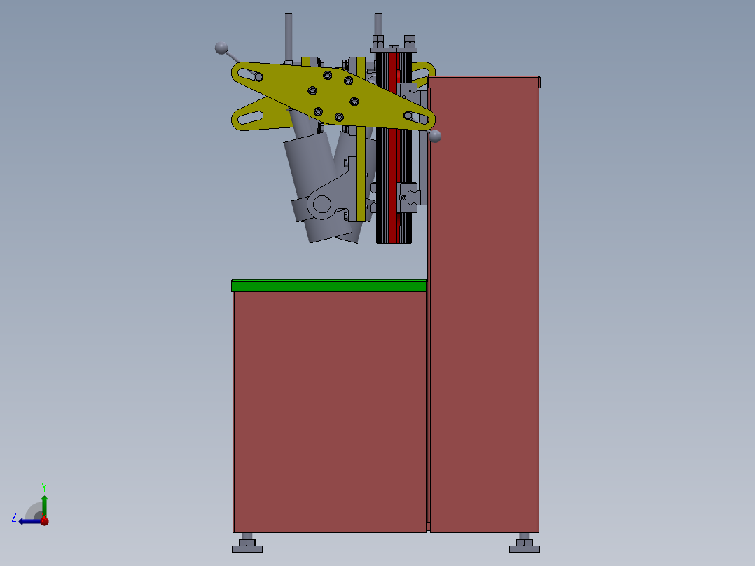 对称轴套压紧装备sw17右视图