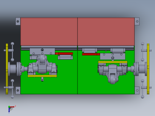 对称轴套压紧装备sw17俯视缩略图
