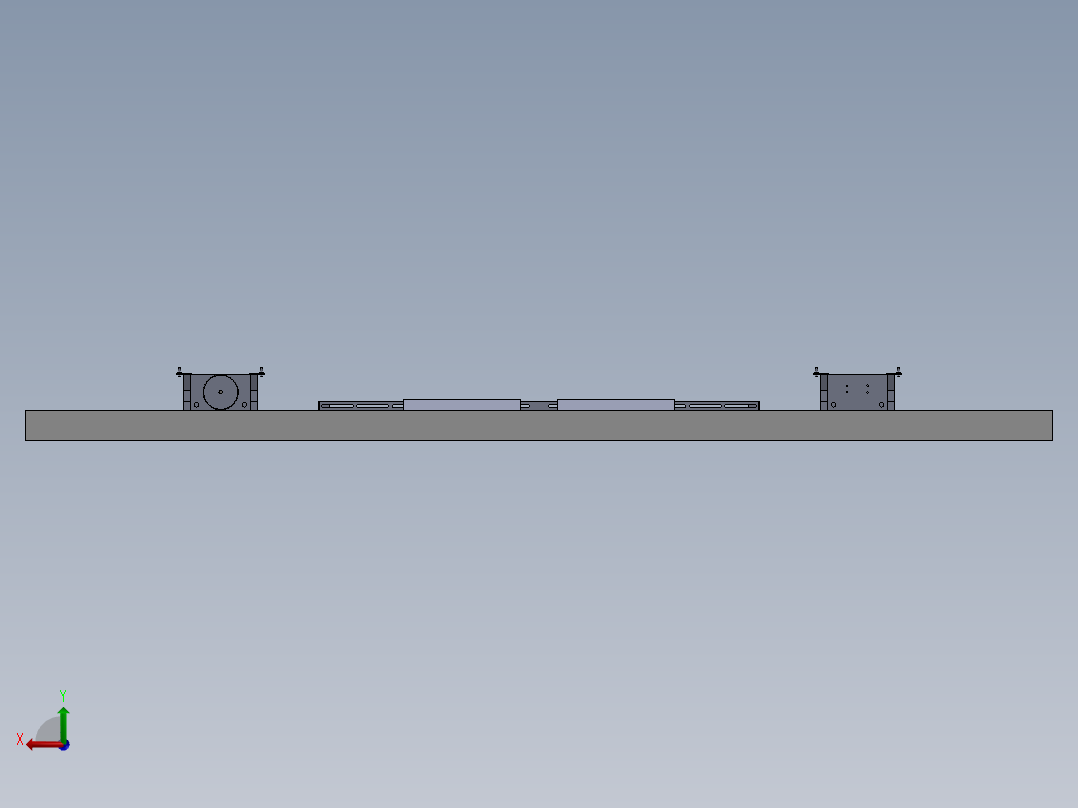 车轮定位设备后视图
