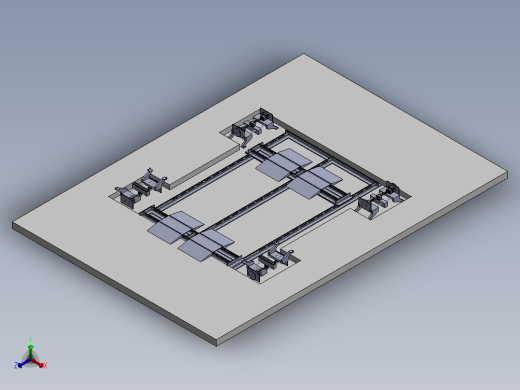 车轮定位设备正等轴测缩略图
