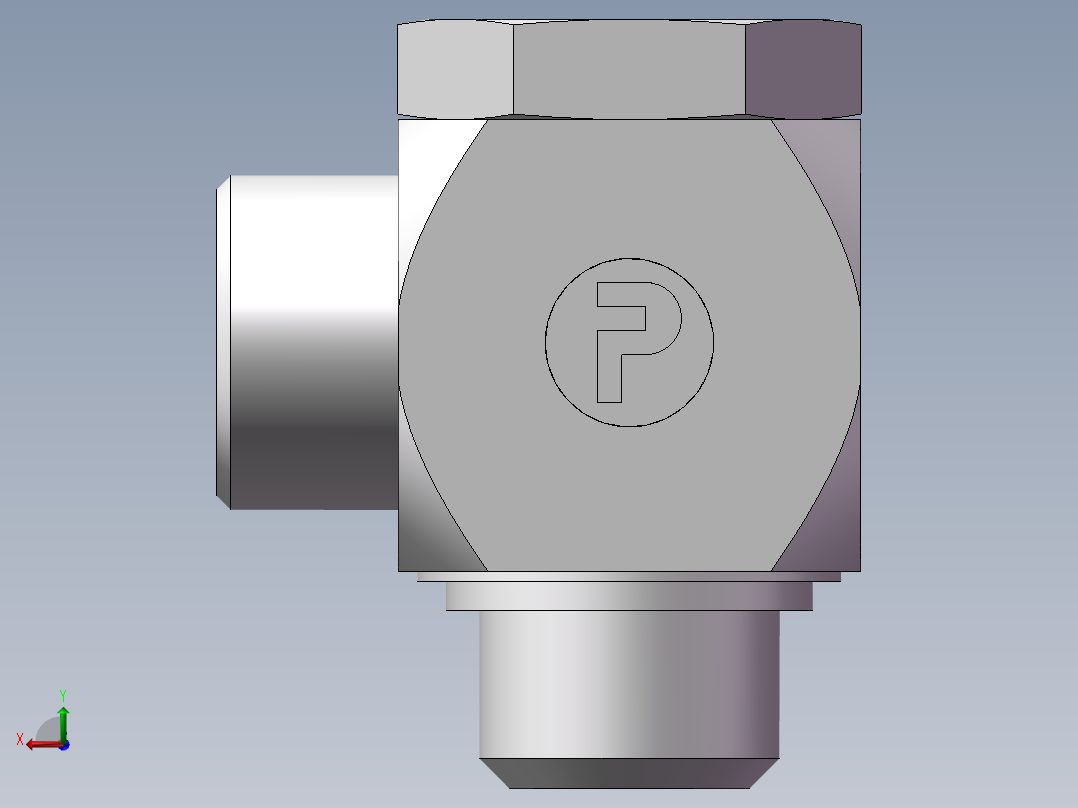 铰接式90度接头、1DI-30-27后视图