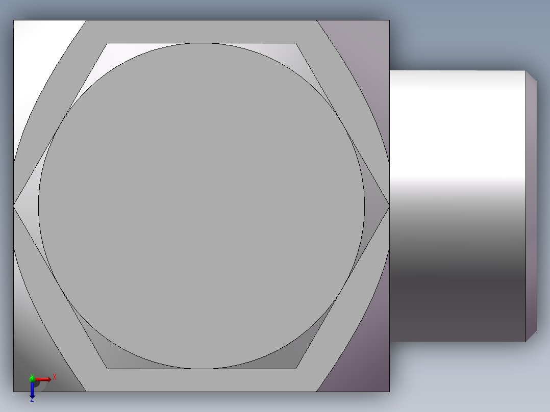 铰接式90度接头、1DI-30-27俯视图