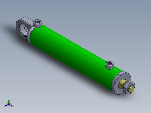 液压缸（带后眼安装座 - 单作用）50x30x290 mm