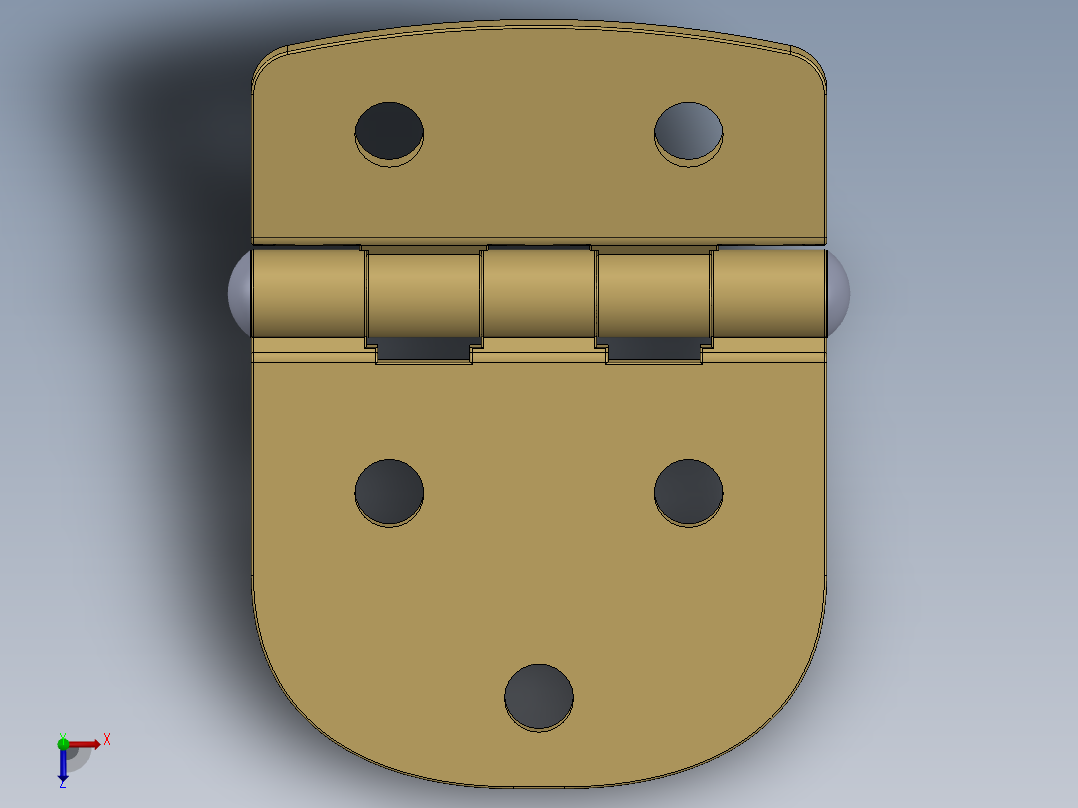 合页、铰链(33)俯视图