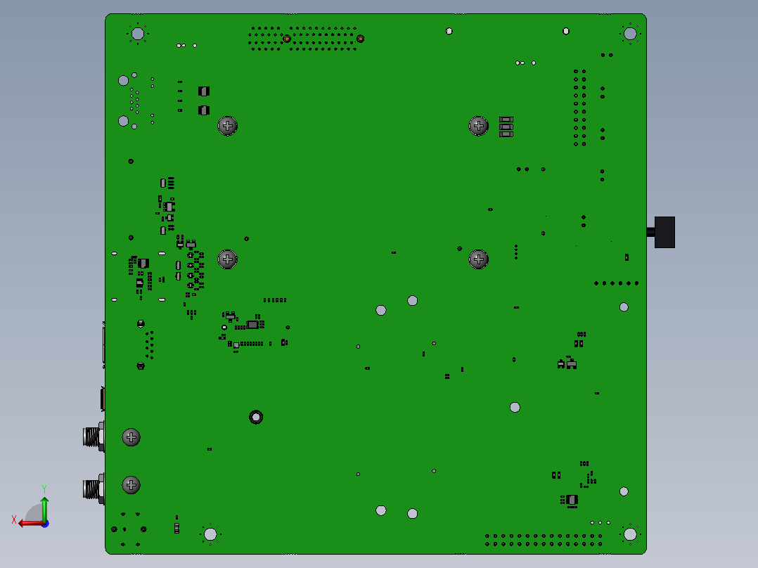 电路板、主板(228)后视图