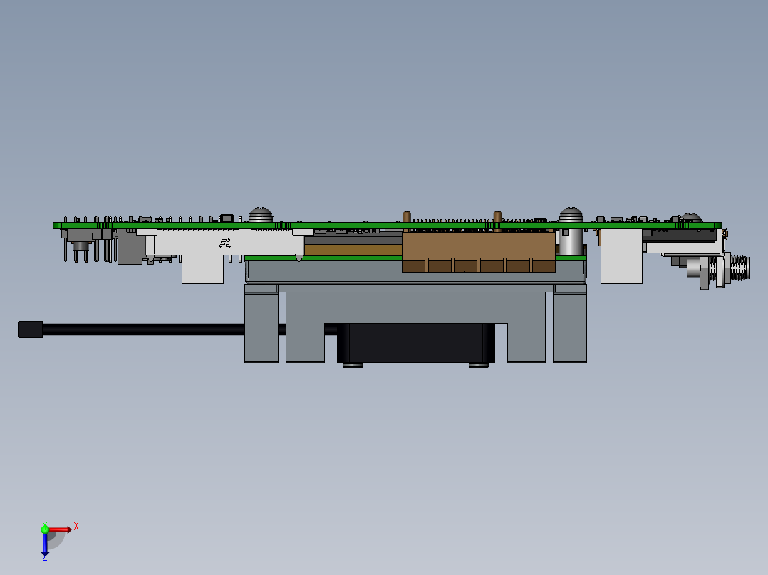 电路板、主板(228)俯视图