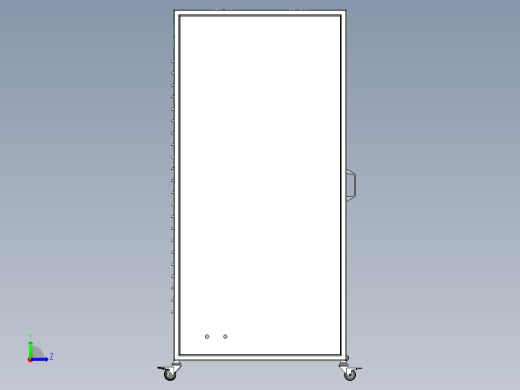 锂电池测试柜左视缩略图