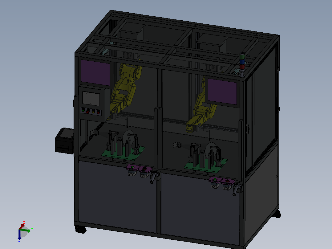 协作机器人检测站  sw20