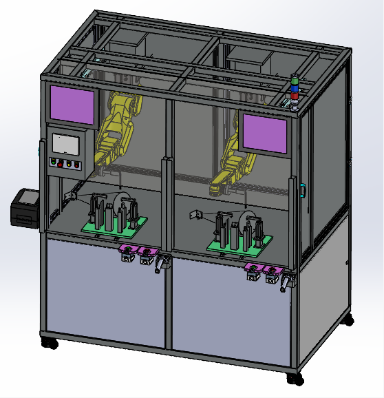 协作机器人检测站  sw20