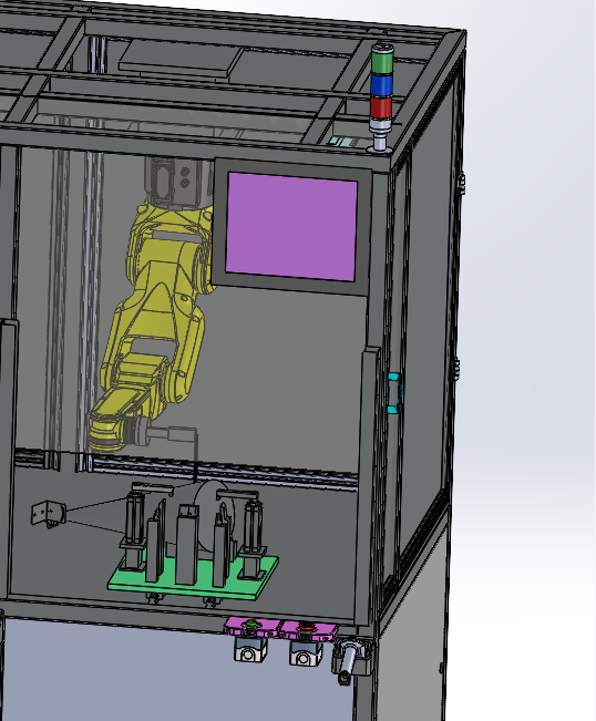 协作机器人检测站  sw20