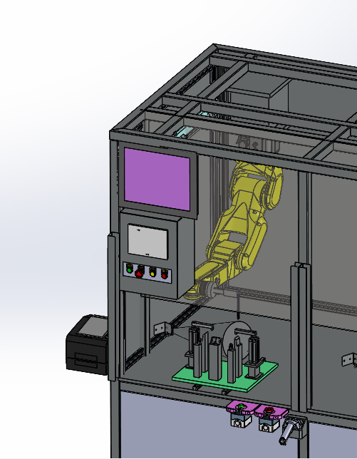 协作机器人检测站  sw20